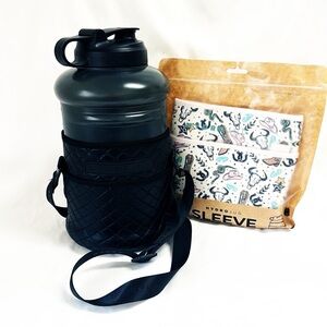 HYDROJUG Bundle Black With Sleeve & Extra Sleeve In Package NEW!
